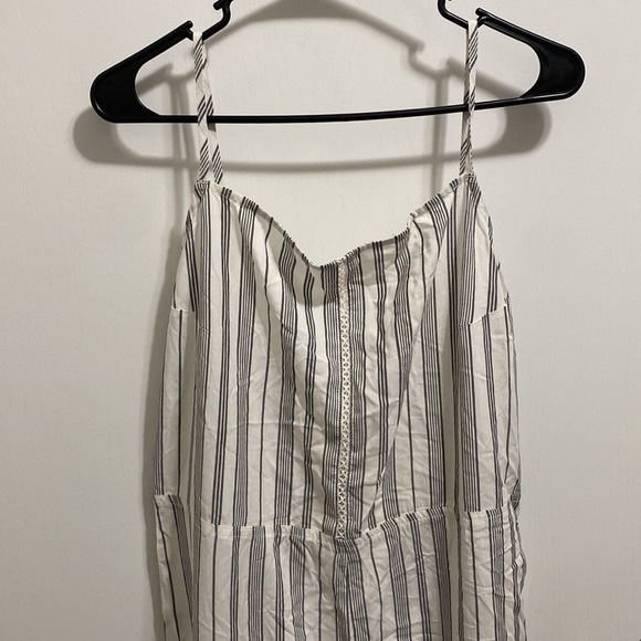 🚨Roxy Womens Catching Feelings Romper Pantsuit Striped Adjustable Straps - Picture 5 of 13